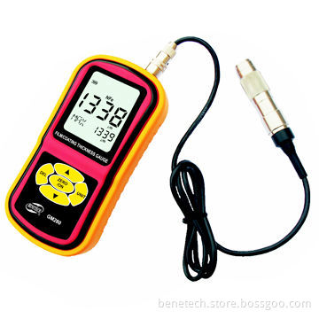 Coating/Film Thickness Gauge/Meter with Range of 0-150mm, LCD Backlight Display